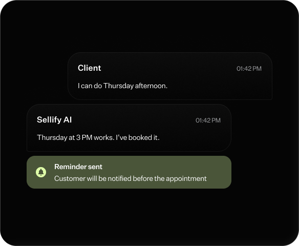 Scheduling, reminders, and payments handled automatically